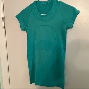 Teal Swiftly Tech Short Sleeve Lululemon Top